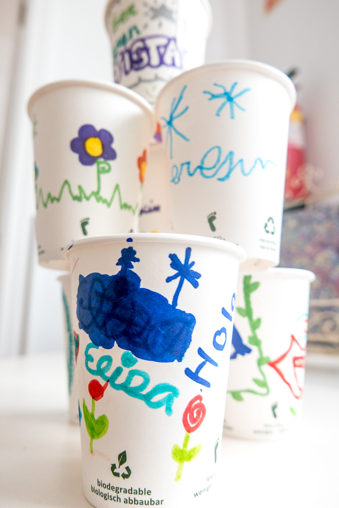 The Home Academy vasos reciclables