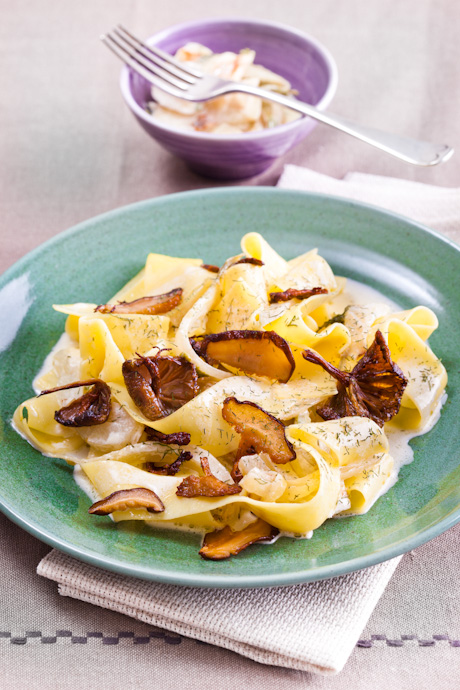pasta con setas The Home Academy