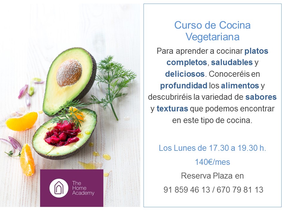 Apúntate a nuestras clases de cocina vegetariana