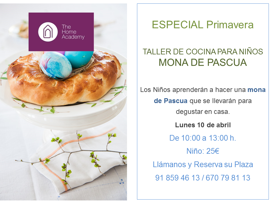 TALLER NIÑOS MONA DE PASCUA